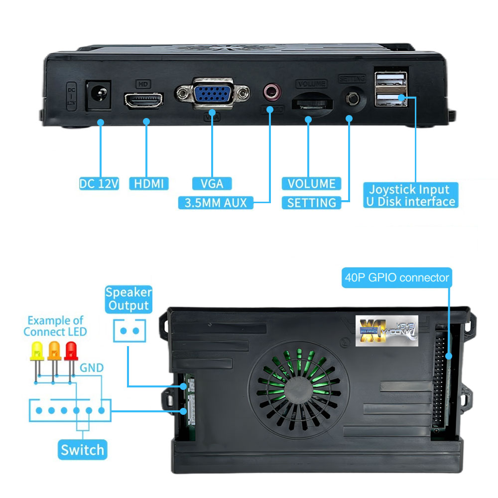 9800 in 1 Pandora Saga DX 2 Pl - Arcade X ulasan dan harga