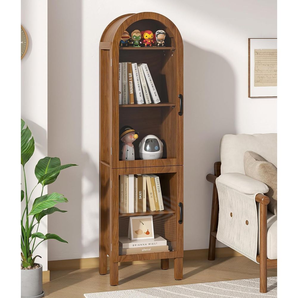 64.17 in Tall Arched Display C - Glass Cabinet Display ulasan dan harga
