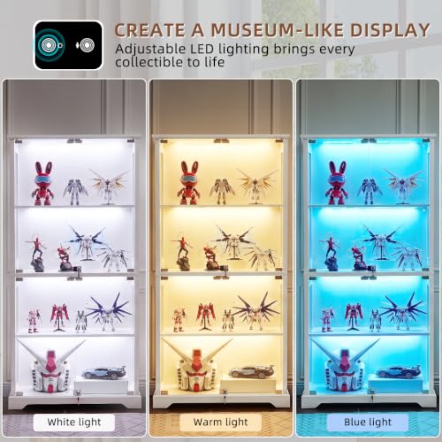Farmhouse Glass Display Cabine - Glass Cabinet Display ulasan dan harga