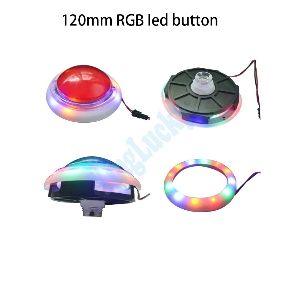 120mm RGB LED Button Arcade Bu - Skee Ball Arcade ulasan dan harga