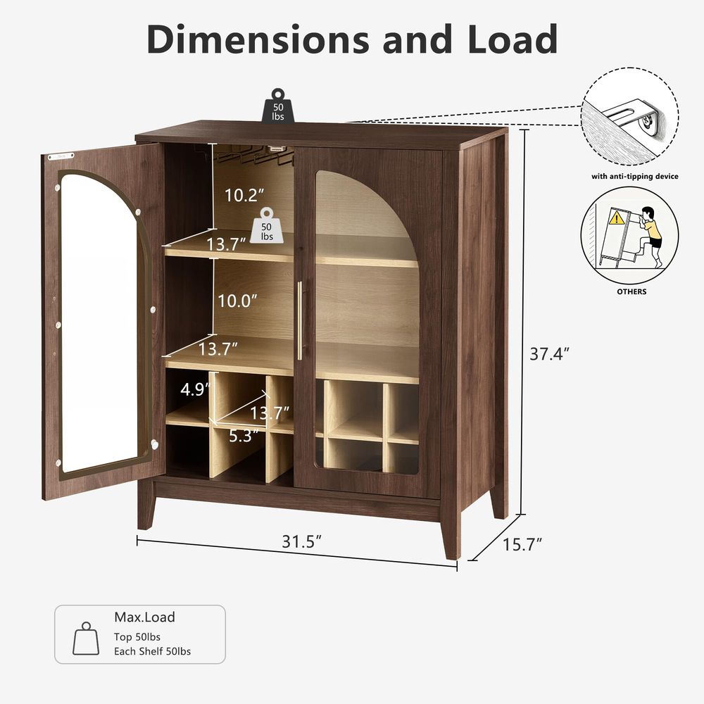 Tall Storage Cabinet Fluted Pa - Glass Cabinet Display ulasan dan harga
