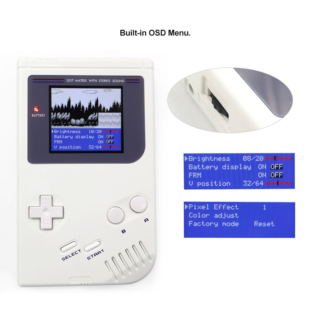 For Game Boy DMG GB DMG V5 Ult - Lcd Screen Arcade ulasan dan harga