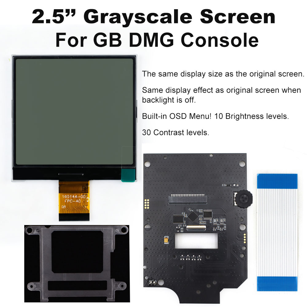 HISPEEDIDO 2.5 Inches Grayscal - Lcd Screen Arcade ulasan dan harga
