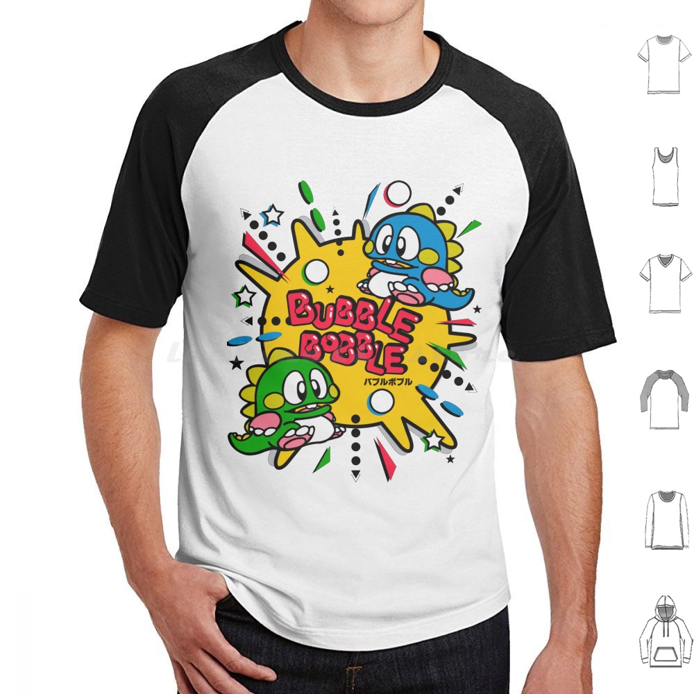 Bubble Bobble T Shirt Men Wome - Arcade No ulasan dan harga