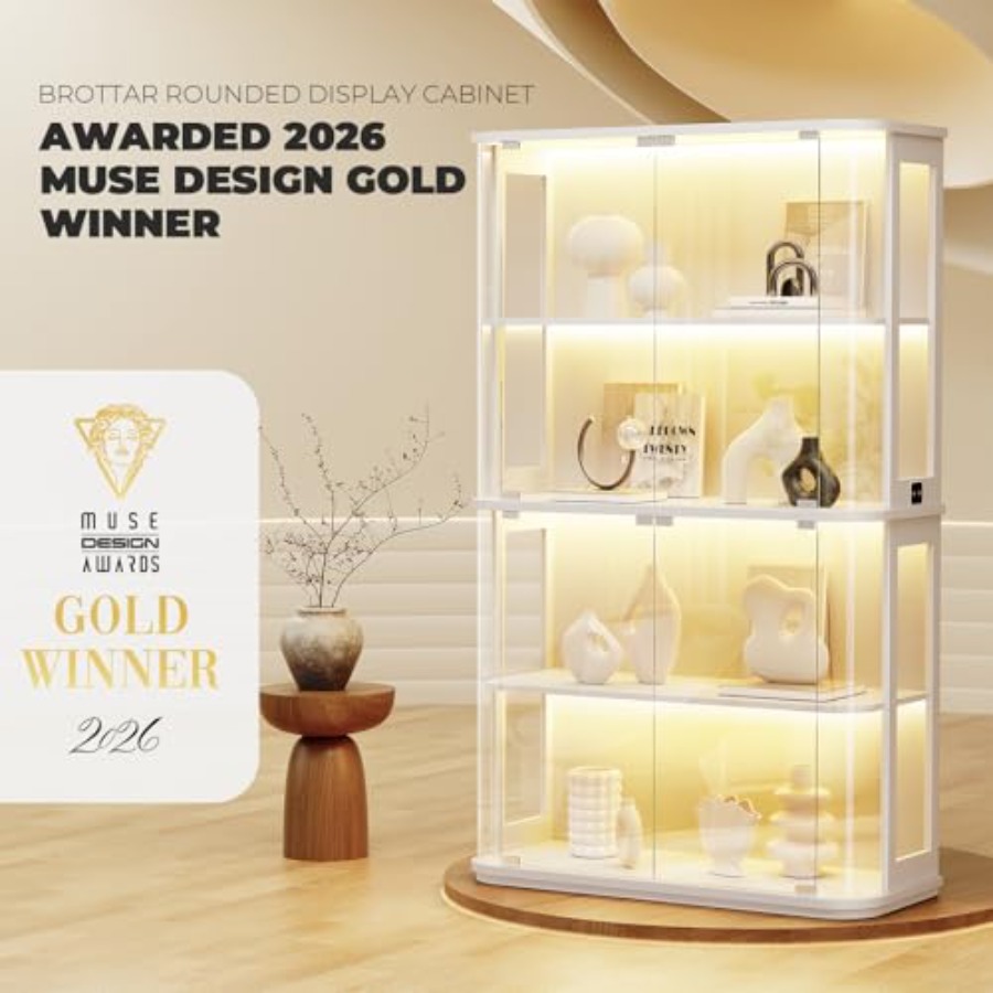 Rounded display cabinet for re - Glass Cabinet Display ulasan dan harga