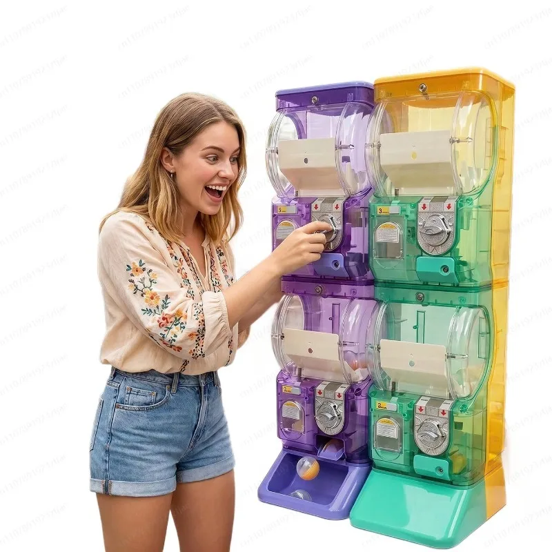 Transparent White Two Tier Gas - Arcade And Vending ulasan dan harga