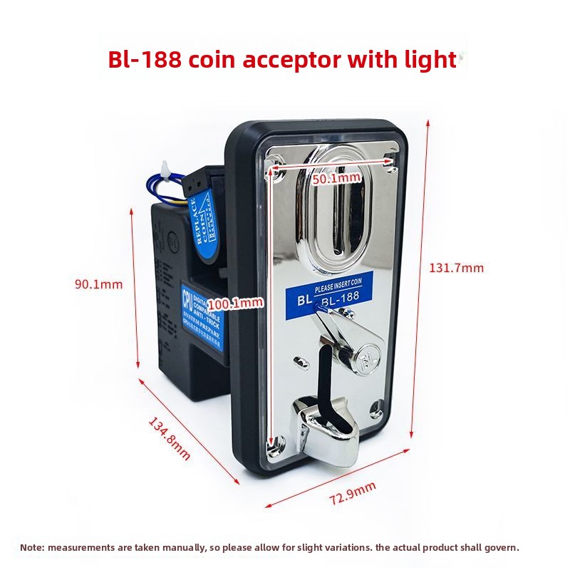 BL188 Coin Acceptor with Light - Coin Operated Kiddie Ride ulasan dan harga