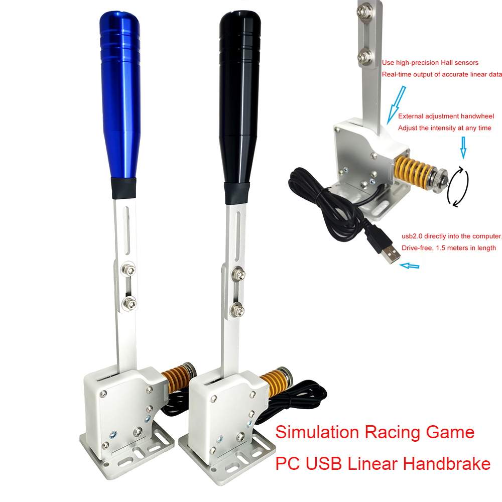 PC USB Linear Handbrake for G2 - Arcade Button Pcb ulasan dan harga