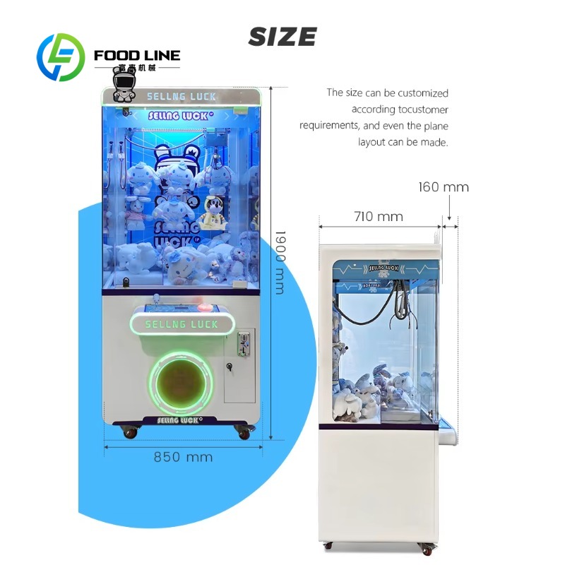 Custom Coin Operated Metal Cra - Vending Game ulasan dan harga